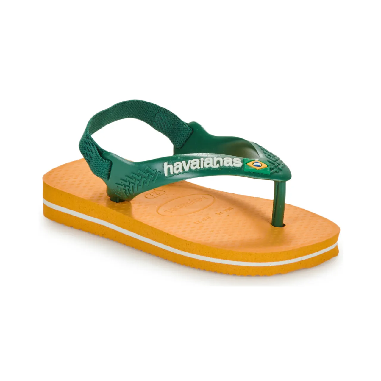 Havaianas  BABY BRASIL LOGO  boys's Children's Flip flops / Sandals in Yellow