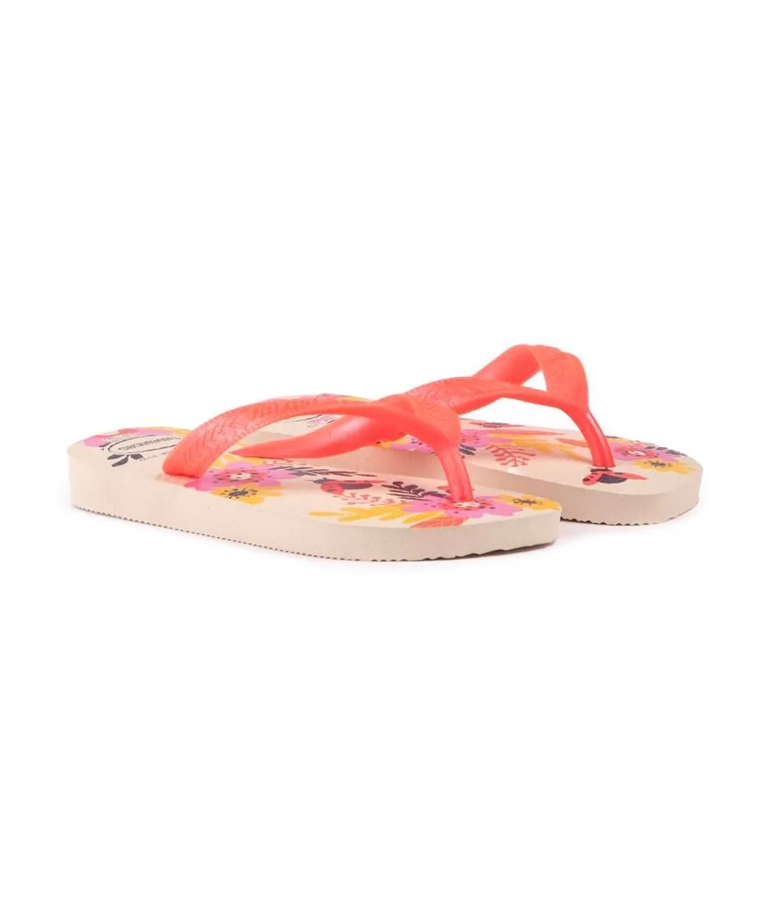 Havaianas Childrens Unisex Flores Kids Sandals - Multicolour PVC
