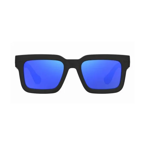 Havaianas , Fashionable Sunglasses with Rectangular Frame and Blue Gradient Lenses ,Black unisex, Sizes: