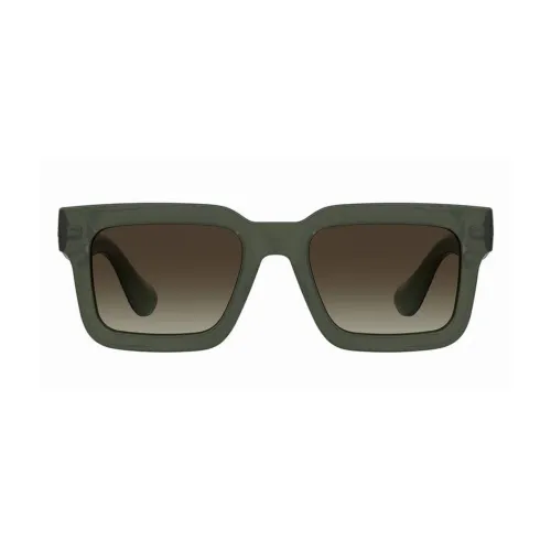 Havaianas , Fashionable Sunglasses with Rectangular Frame and Brown Gradient Lenses ,Green unisex, Sizes: