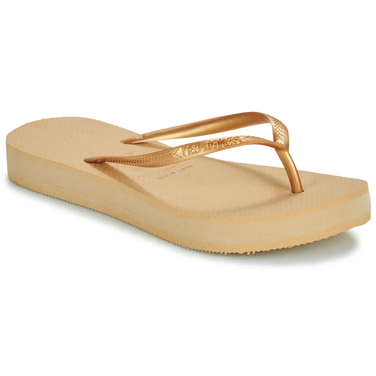 Havaianas  FLATFORM  women's Flip flops / Sandals (Shoes) in Gold