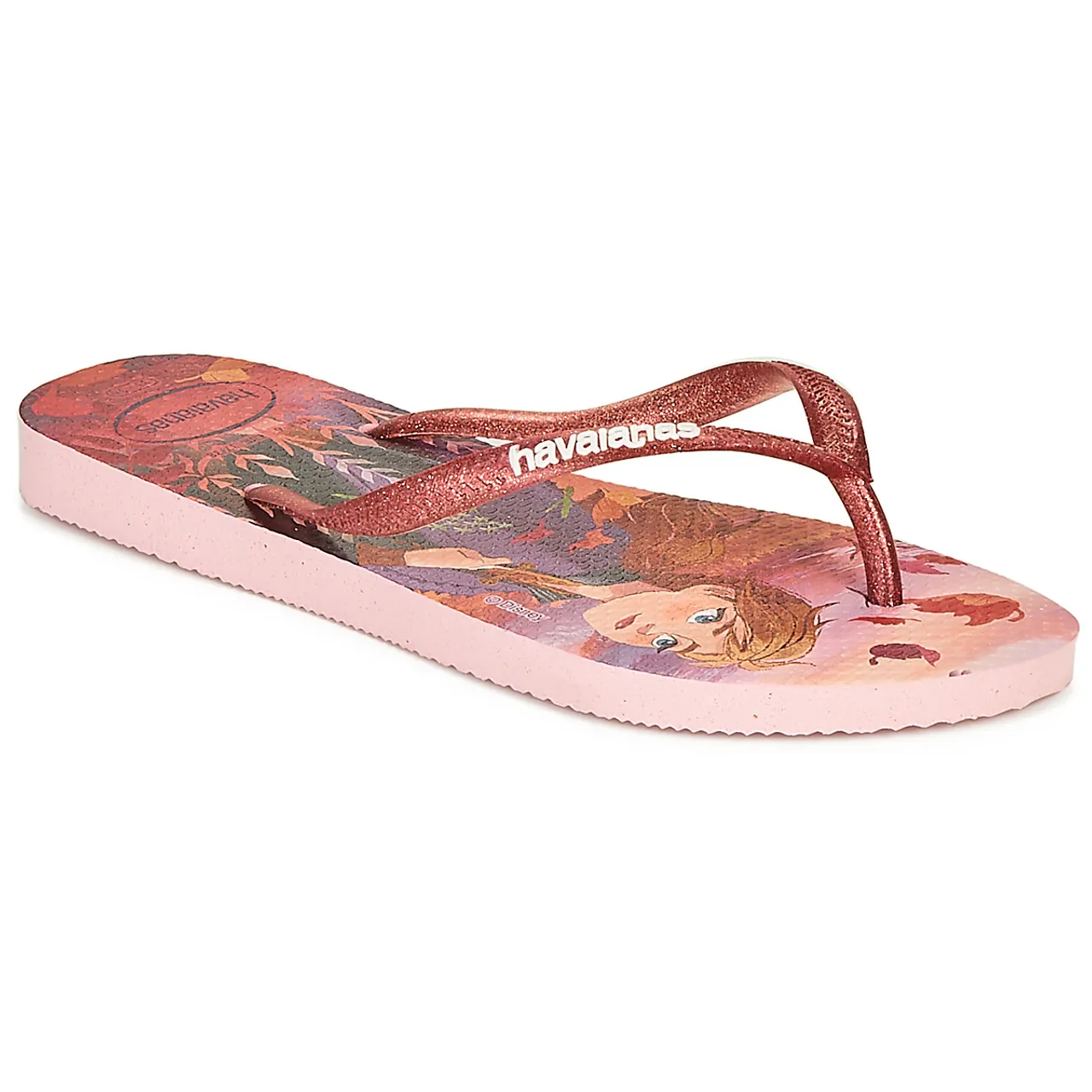Havaianas  KIDS SLIM FROZEN  girls's Children's Flip flops / Sandals in Pink