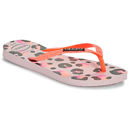 Havaianas  KIDS SLIM GLITTER  girls's Children's Flip flops / Sandals in Pink
