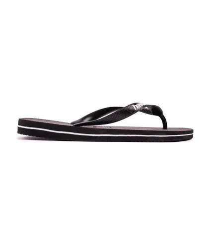 Havaianas Mens Logo Filete Sandals - Black PVC