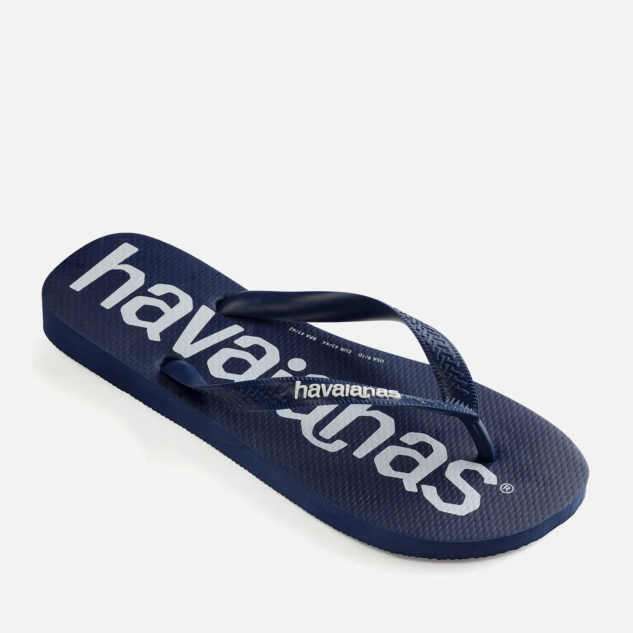 Havaianas Men's Top Logomania Flip Flops - Navy Blue - EU 41-42/UK 8