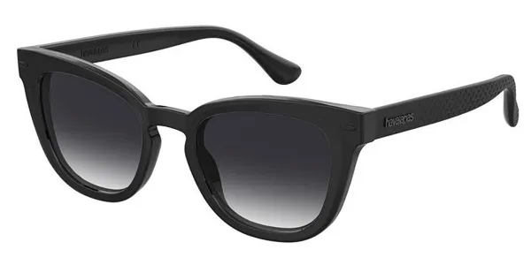Havaianas ROSA 807/9O Women's Sunglasses Black Size 51