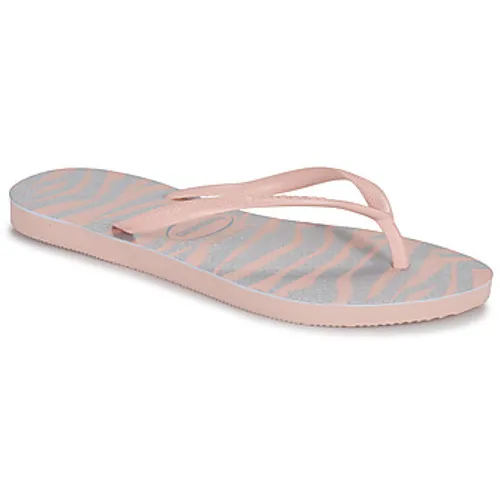 Havaianas  SLIM ANIMALS GLITTER  women's Flip flops / Sandals (Shoes) in Pink