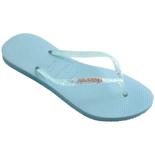 Havaianas  SLIM GLITTER FLOURISH  women's Flip flops / Sandals (Shoes) in Blue
