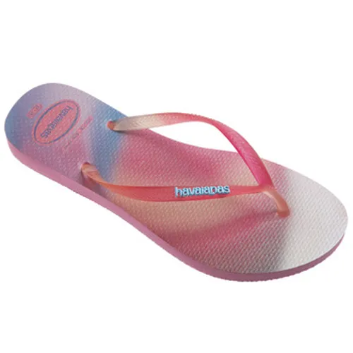Havaianas  SLIM METALLIC RAINBOW  women's Flip flops / Sandals (Shoes) in Pink