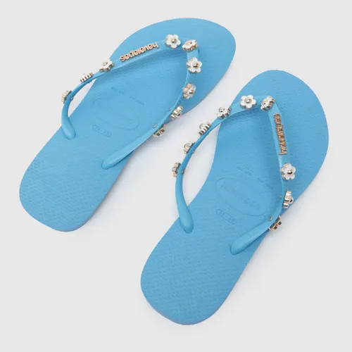 Havaianas Slim Stylish Sandals in Blue