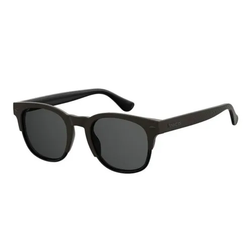 Havaianas , Stylish Unisex Sunglasses with Matt Black Frame and Light Grey Lenses ,Black unisex, Sizes: