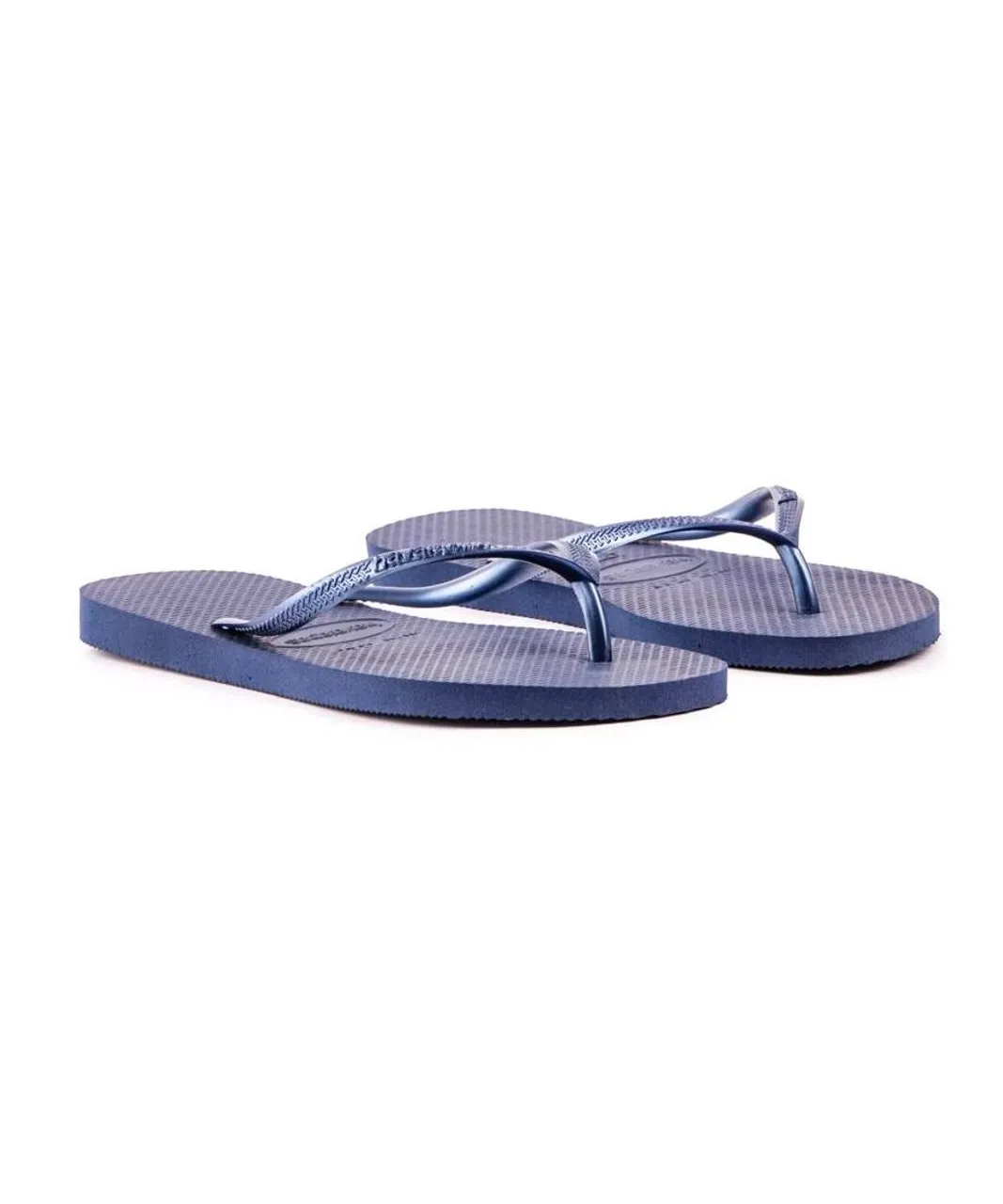 Havaianas Womens Slim Sandals - Blue PVC
