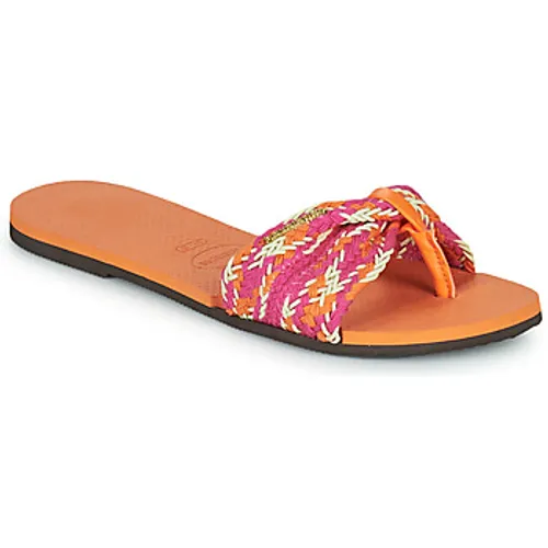 Havaianas  YOU ST TROPEZ MESH  women's Flip flops / Sandals (Shoes) in Orange