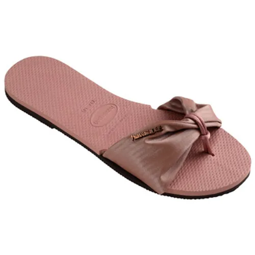 Havaianas  YOU ST TROPEZ SHINE CLASSIC  women's Mules / Casual Shoes in Pink