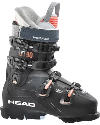 Head Edge Lyt 90 GW Women's Ski Boots 2023 - Black/Salmon MP 24.5
