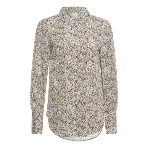 Heartmade , Silk Beige Shirt Classic Regular Fit ,Multicolor female, Sizes: