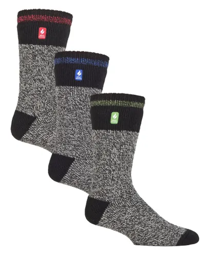 Heat Holders - 3 Pack Multipack Mens Insulated Thermal Socks for Winter - Twist - Multicolour