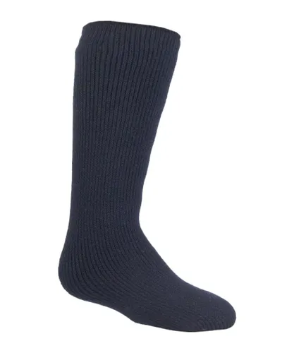 Heat Holders Boys - Children's Ultimate Winter Thermal Socks - Indigo Blue Nylon