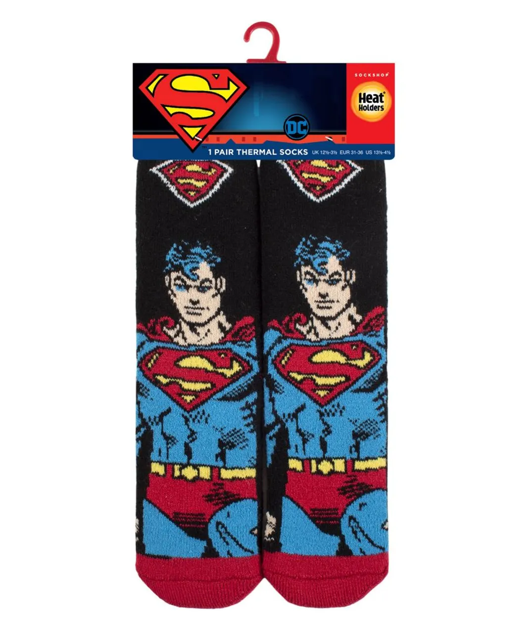 Heat Holders Boys Thermal Superman Socks for Winter