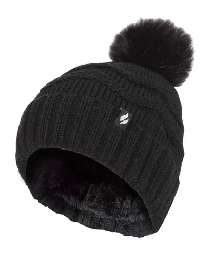 Heat Holders Ladies Winter Fur Beanie Hat