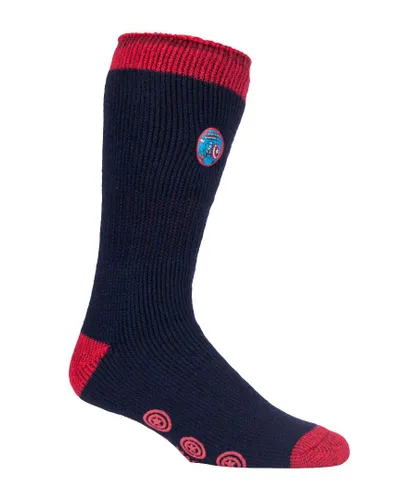 Heat Holders - Mens Film & TV Themed Thermal Slipper Socks - Captain America - Multicolour Nylon