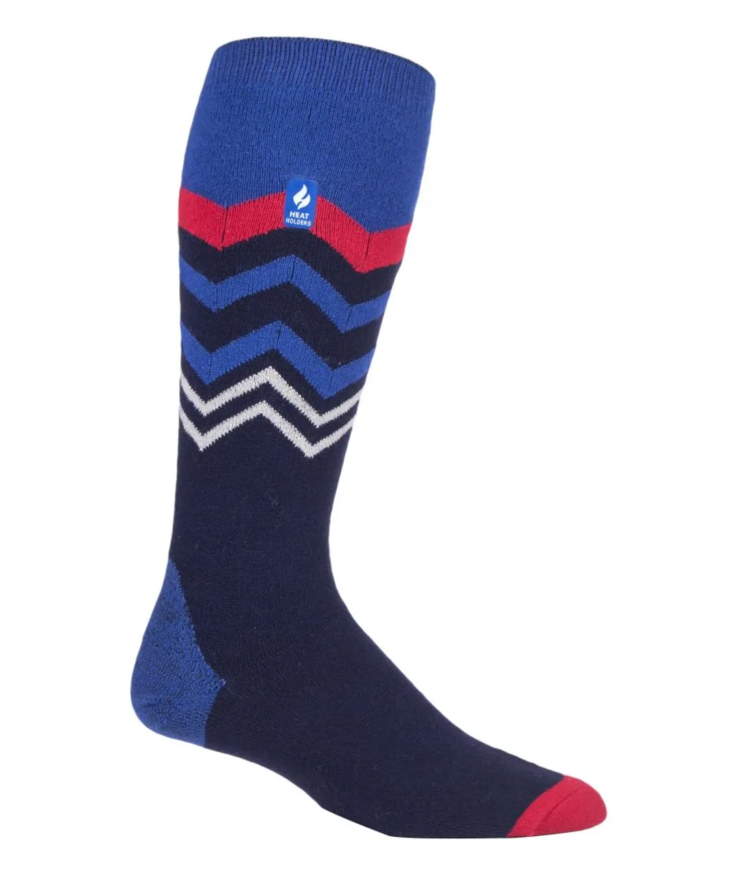 Heat Holders Mens LITE - Ladies Thermal Ultra Thin Funky Ski Socks - Blue