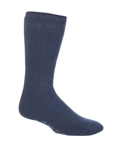 Heat Holders - Mens Thermal Slipper Socks - Blue