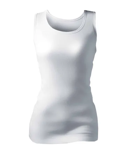 Heat Holders Womens - Ladies Cotton Thermal Underwear Sleeveless Vest - White