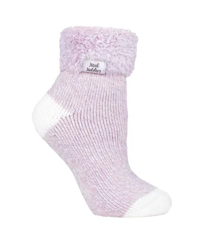 Heat Holders Womens Ladies Extra Fluffy Bed Socks for Lounging Around - Multicolour Nylon