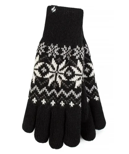 Heat Holders Womens - Ladies Soft Thermal Gloves - Black
