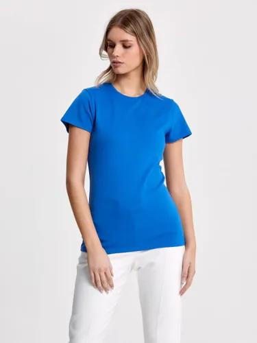 Helen McAlinden Lori Stretch Jersey T-Shirt, Blue - Blue - Female