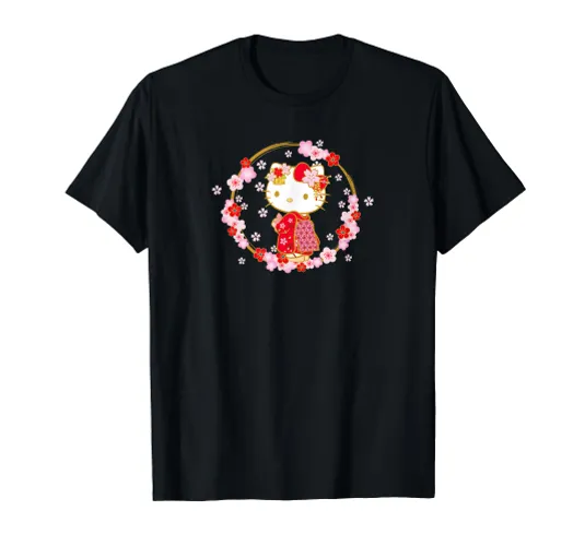 Hello Kitty Cute Cherry Blossom Sakura Season Japan T-Shirt