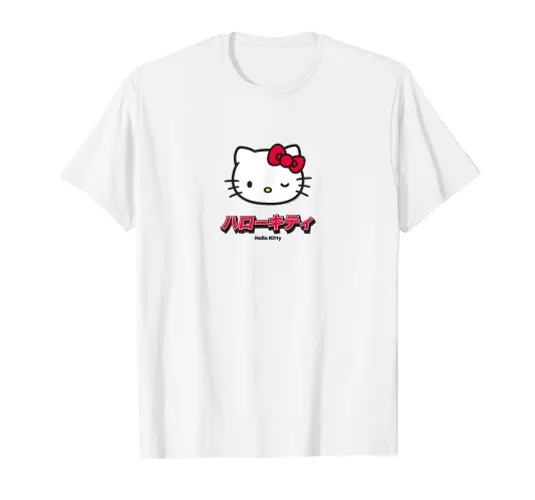 Hello Kitty Sanrio Character Classic Japan Design T-Shirt