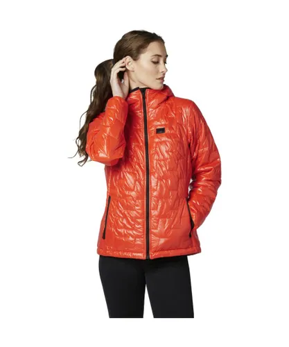Helly Hansen Womens Lifaloft Hooded Quilted Insulator Jacket - Yellow