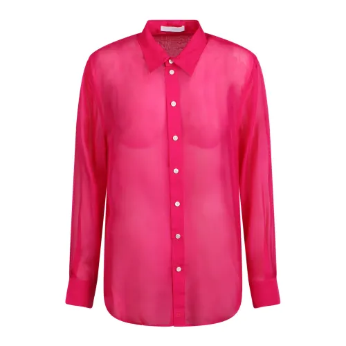 Helmut Lang , Helmut Lang Silk shirt ,Pink female, Sizes: