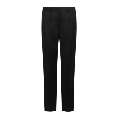 Helmut Lang , Helmut Lang Wool trousers with side strings ,Black female, Sizes:
