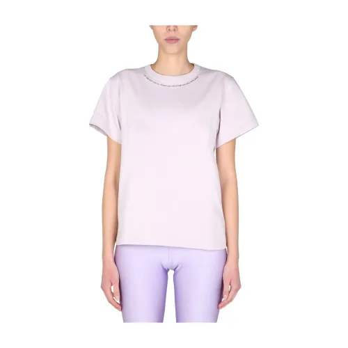 Helmut Lang , Regular Fit T-Shirt ,Pink female, Sizes: