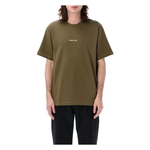 Helmut Lang , T-Shirts ,Green male, Sizes: