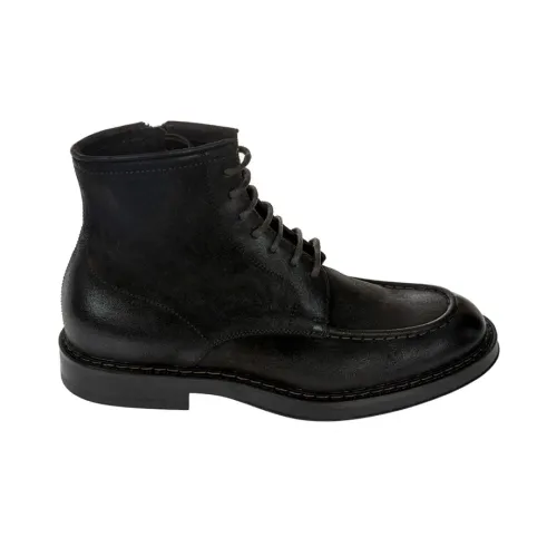 Henderson Baracco , Lace-up Boots ,Black male, Sizes: