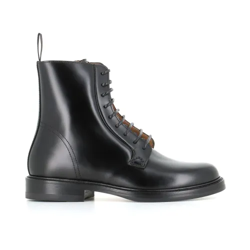 Henderson , Black Leather Zip Boots ,Black female, Sizes: