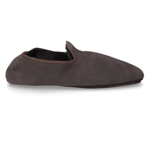 Henderson , Slippers ,Brown male, Sizes: