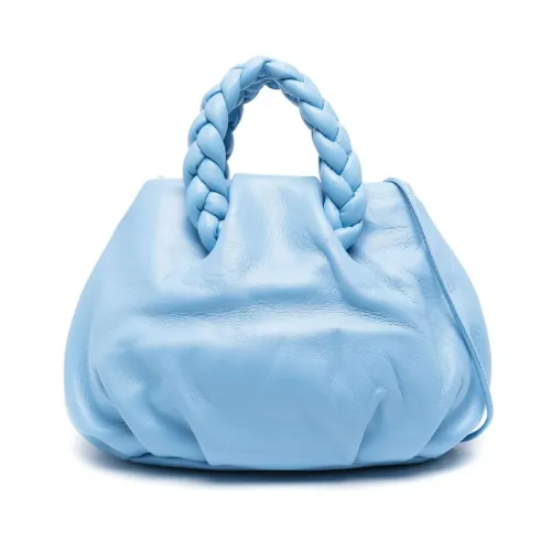 Hereu , Clear Blue Leather Bag ,Blue female, Sizes: ONE SIZE