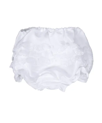 Heritage Baby Frilly White Knickers