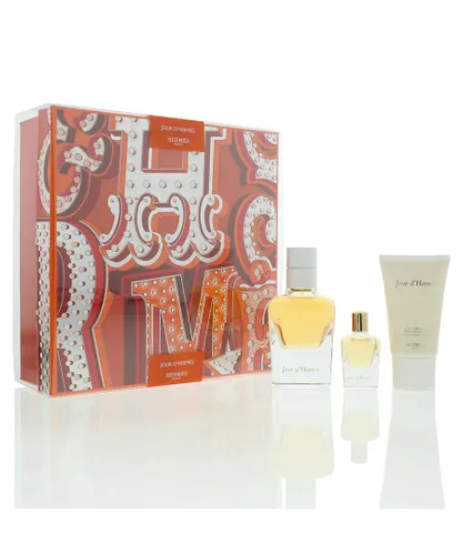 Hermes Womens Jour D' Eau de Parfum 50ml + 7.5ml + Body Lotion 30ml Gift Set - One Size