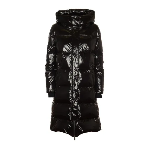 Herno , Black Coats - Classic Style ,Black female, Sizes: