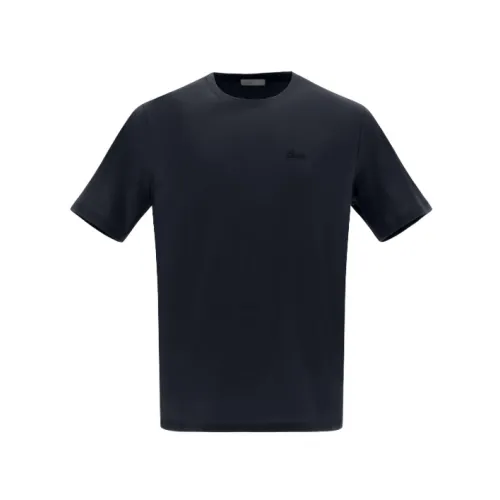 Herno , Blue Crewneck T-shirt - Model: Jg00023Ur ,Blue male, Sizes: