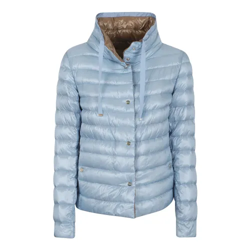 Herno , Blue Jackets for Women Ss24 ,Blue female, Sizes: