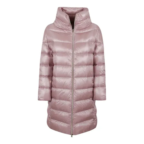Herno , Blue Padded Jacket for Women ,Pink female, Sizes: