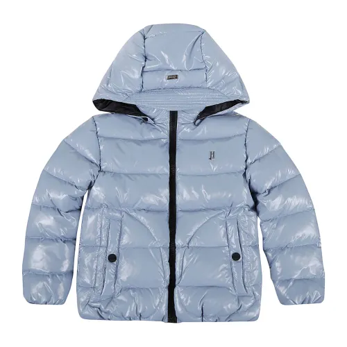 Herno , Boy's Clothing Jackets Blue Aw22 ,Blue male, Sizes: