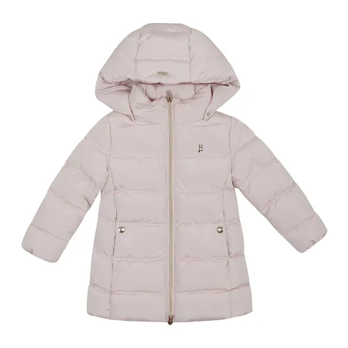 Herno , Girl's Clothing Jackets Pink & Purple Aw22 ,Pink female, Sizes: